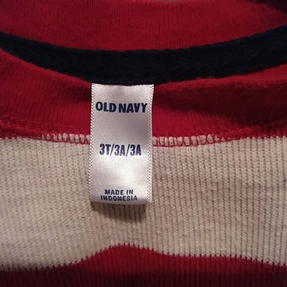 Old Navy Striped Shirt Sz 3T - Picture 3 of 3